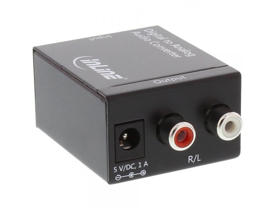 INLINE - Convertisseur numérique-analogique ® Audio Converter Entrée numérique vers analogique Sortie To...