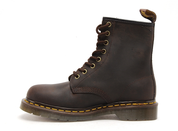 Dr martens boots bottine plates femme 1460 gaucho marron