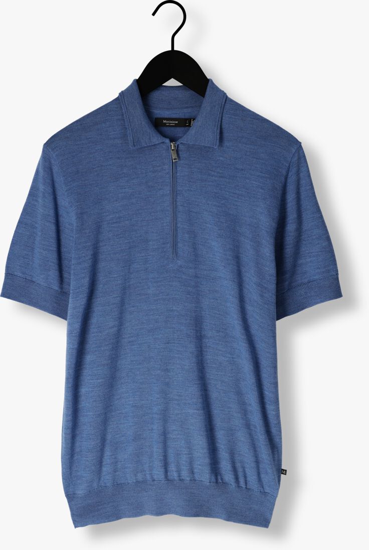 MATINIQUE blauwe matinique polo mapolo knit