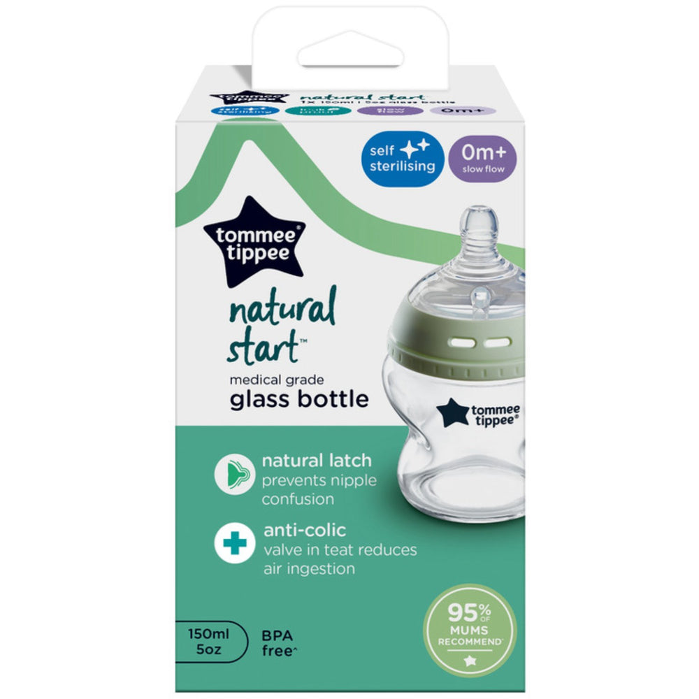 Køb Tommee Tippee Natural Start Glass 1X 150ml Baby Flaske