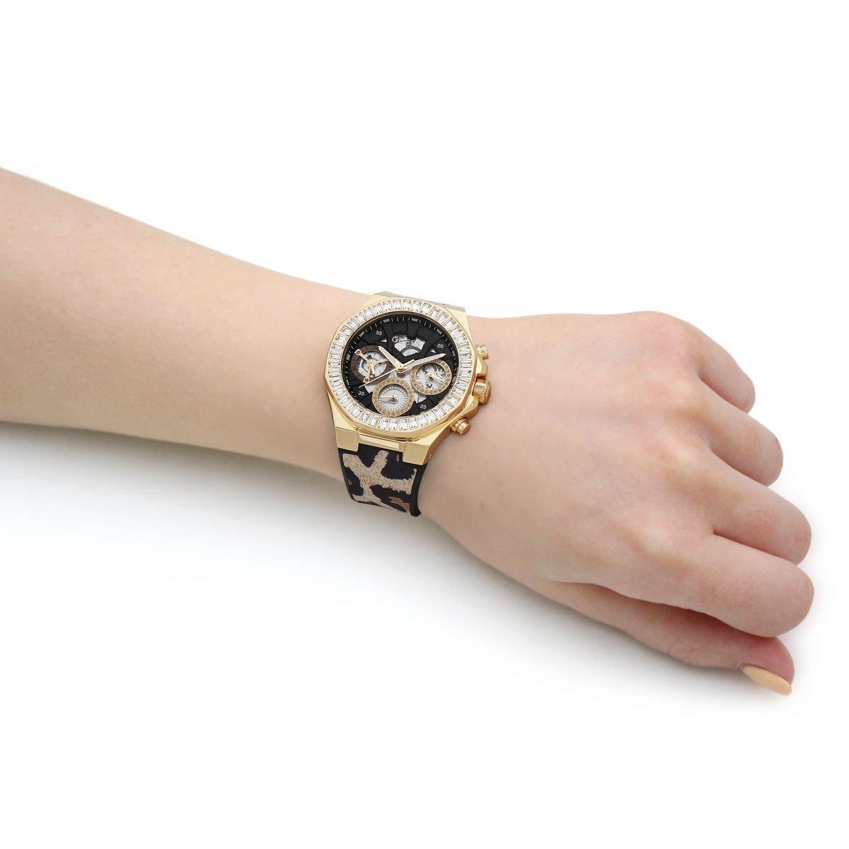 Guess Ladies Guess Rapture Leopard Print Watch GW0463L1
