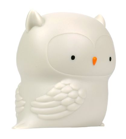 A Little Lovely Company Natlampe - 11,8x11,5 cm - Owl - Gr?
