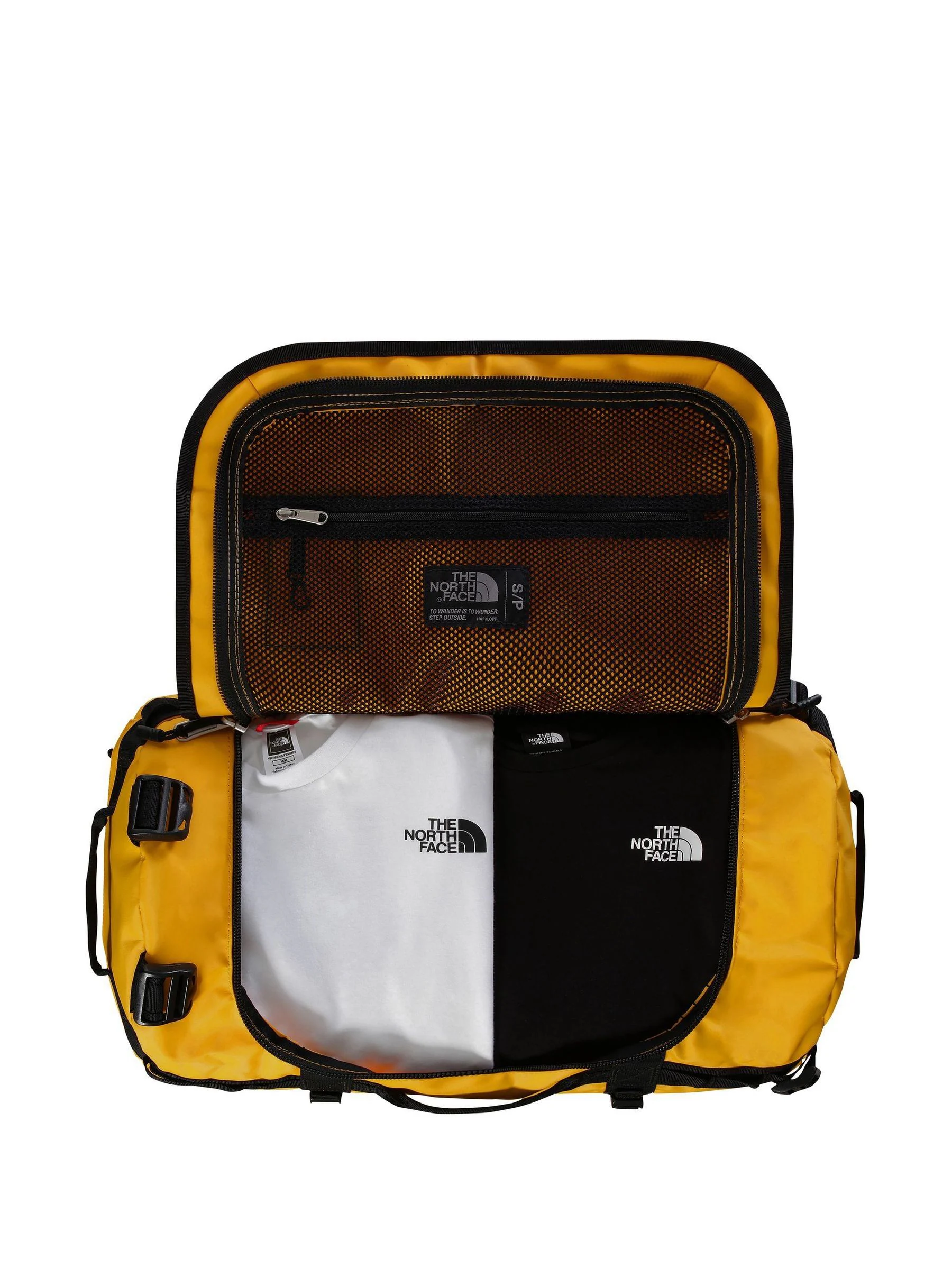Geel - The North Face Small Base Camp Duffel Bag