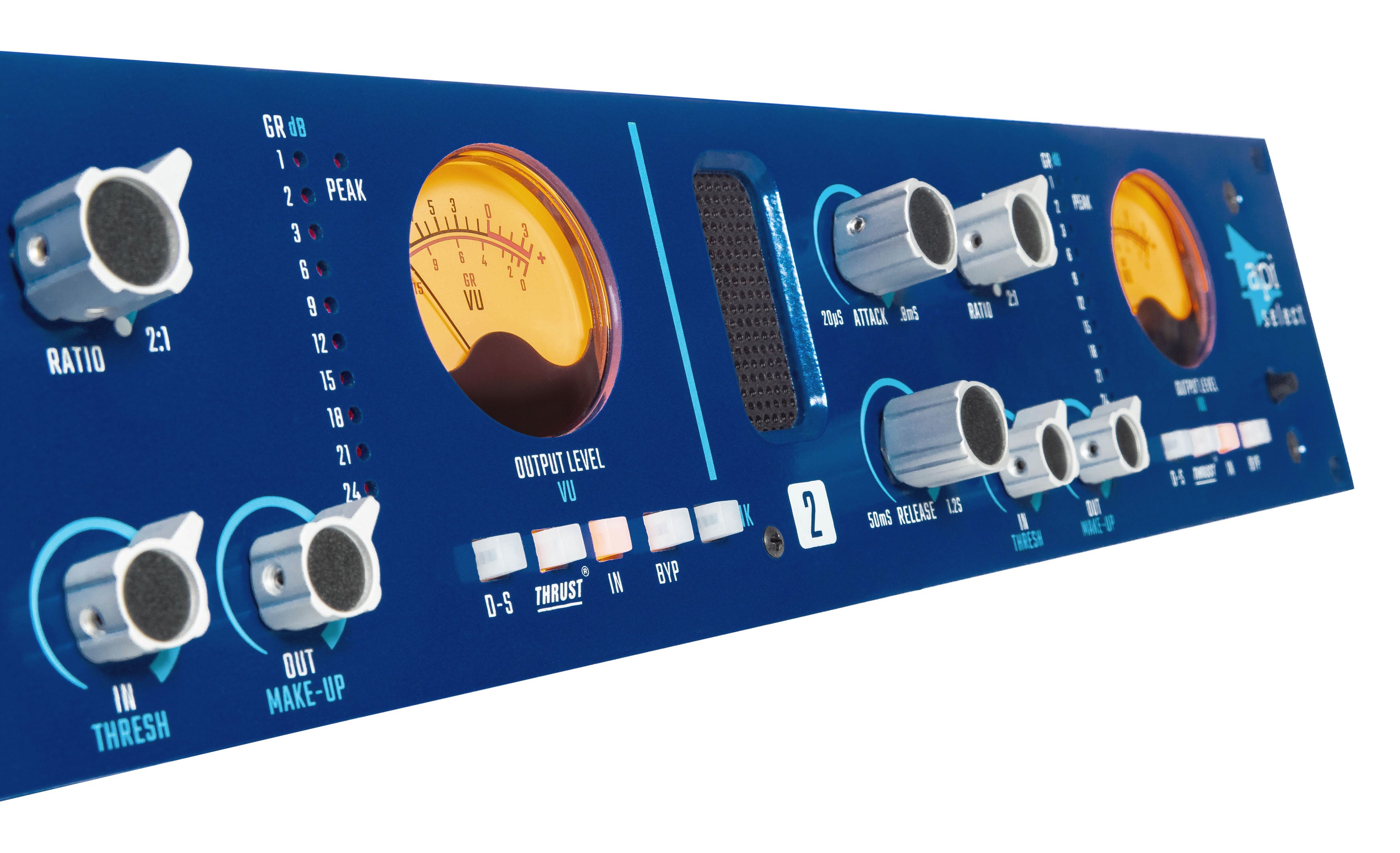 API Audio Select T25 tweekanaals buizencompressor
