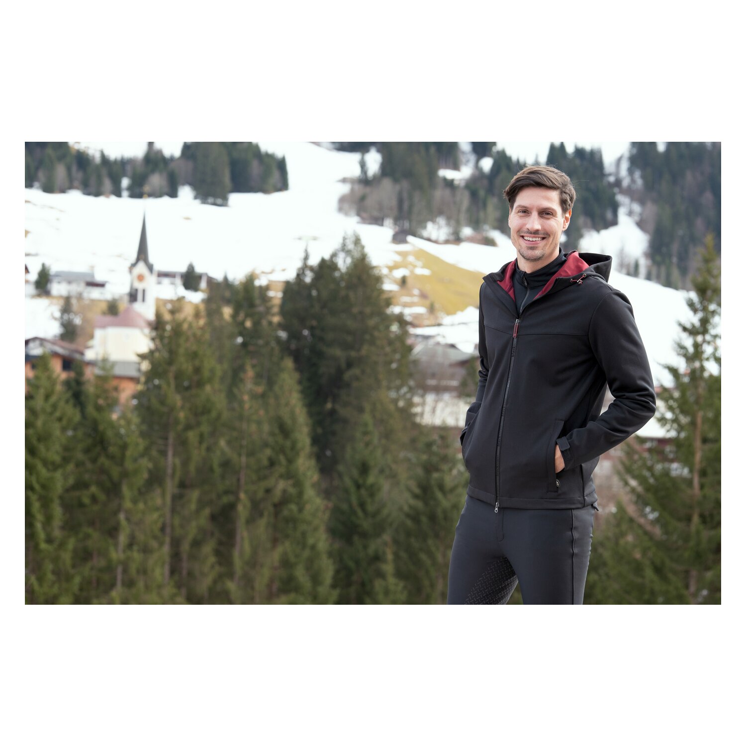 black forest Softshelljacke - black