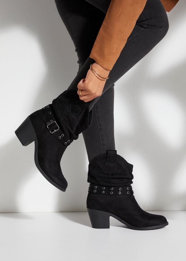 LASCANA Cowboy Stiefelette  Cowboy Boots, Western Stiefelette, Ankleboots VEGAN