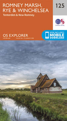 Romney Marsh, Rye and Winchelsea - OS Explorer Map 125 (Sheet map, folded)