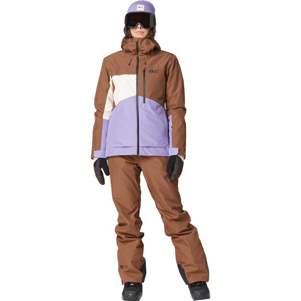 Picture Seen Skijacke Damen cocoa brown