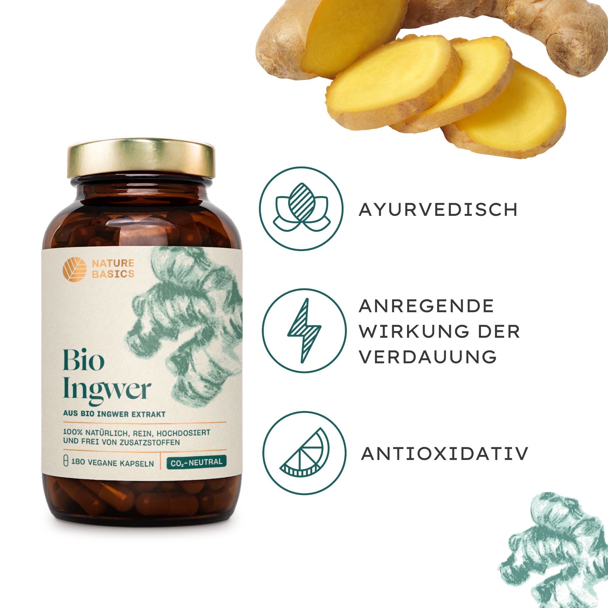 Nature Basics Bio Ingwer