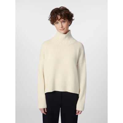 Damenpullover Oversized, Creme