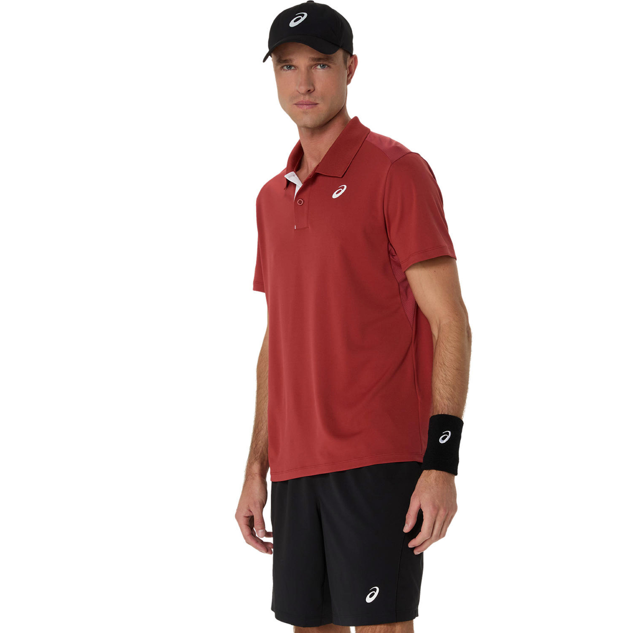 ASICS Court Polo Hommes - Rouge