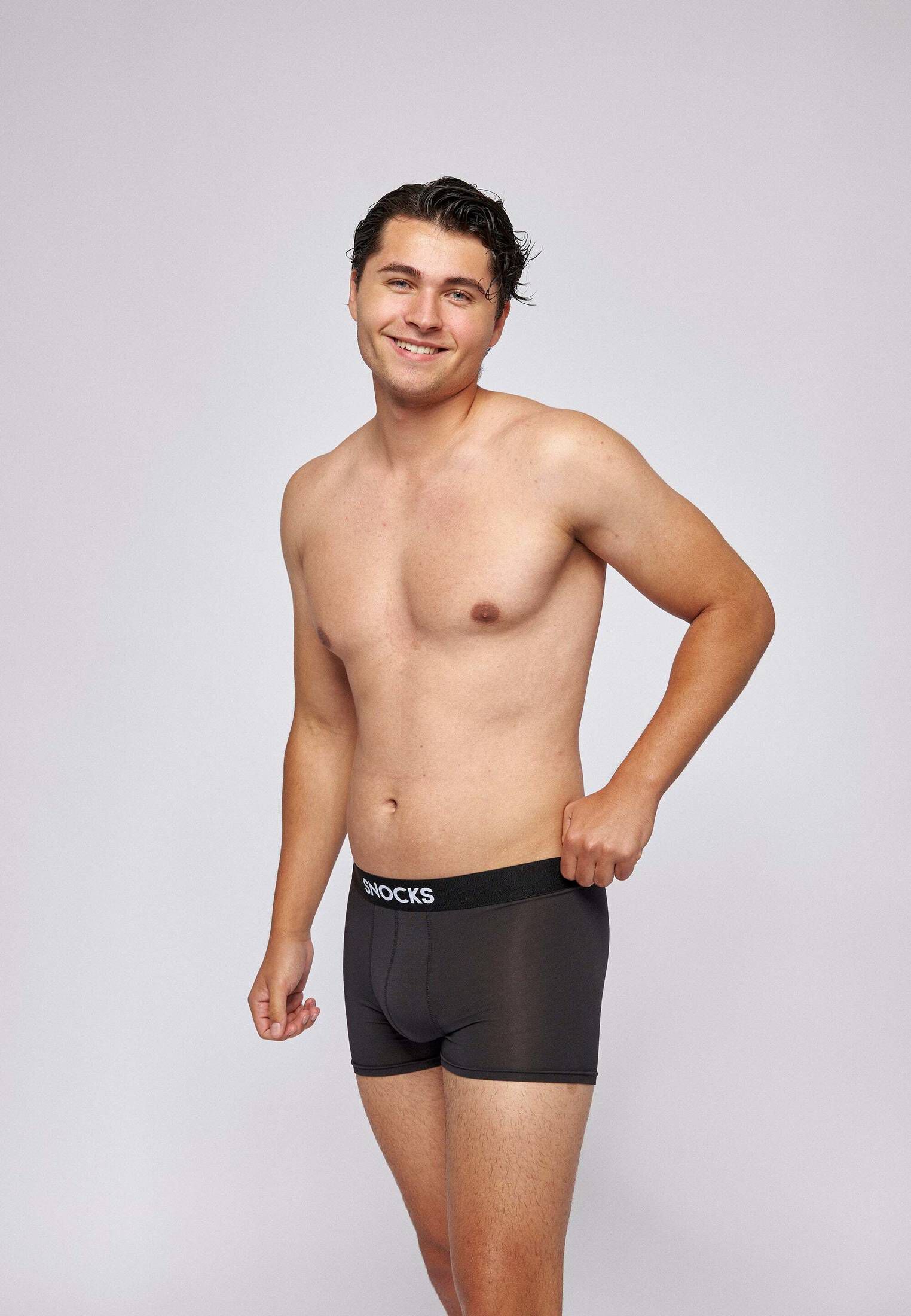 SNOCKS| Herren Modal Boxershorts im 3er-Pack