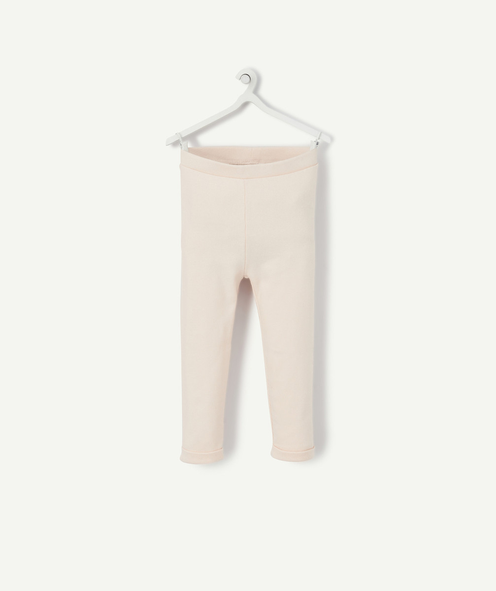 LE LEGGING ROSE PÂLE EN COTON BIOLOGIQUE