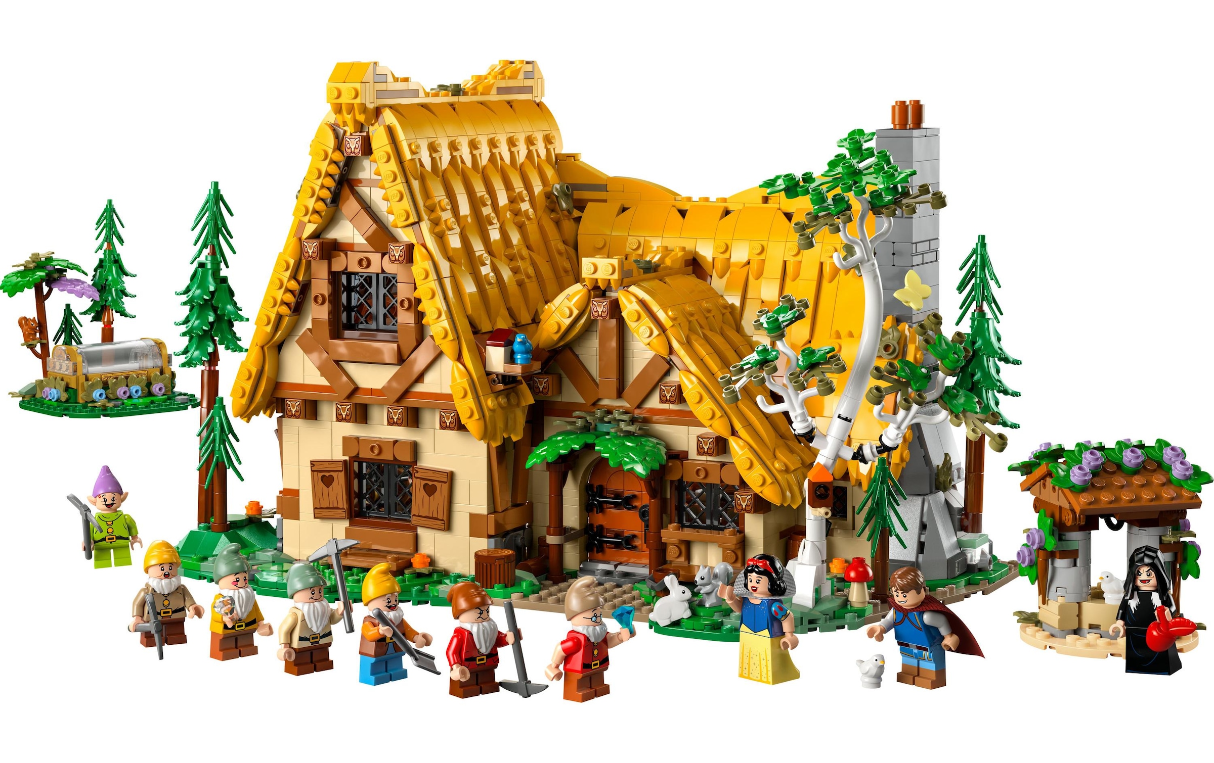 LEGO® Konstruktionsspielsteine »Disney Die Hütte von Schneewittchen 43242«
