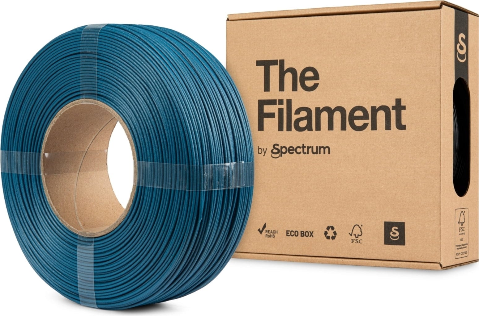 The Filament  Refill ASA CF Blue, 1,75 mm / 1000 g    Witterungsbeständiges ASA mit Carbonverstärkung & ohne Spule in Blue