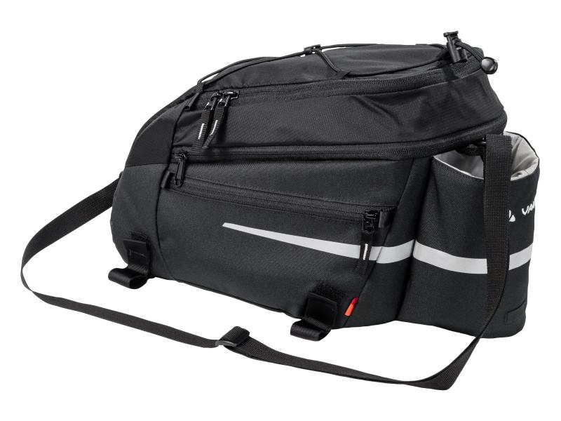 VAUDE Gepäckträgertasche Silkroad 11 l (Snap-it) Gepäckträgertasche, Schwarz