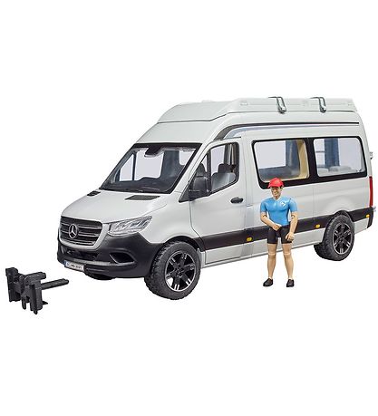 Bruder Bil - Mercedes Benz Sprinter Camper m. K?rer - 02672