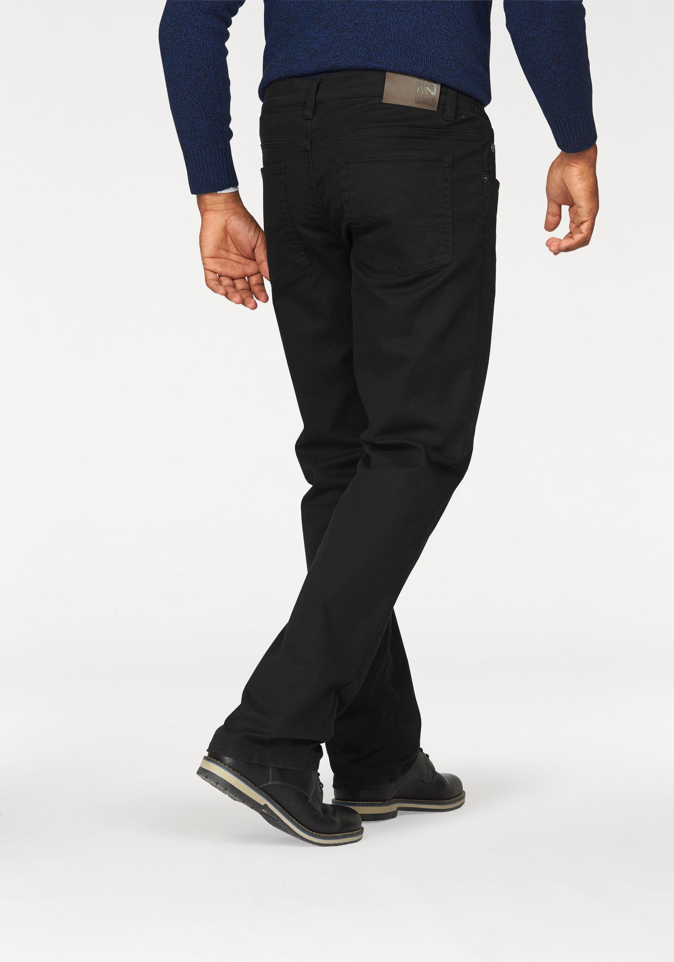 Man's World Dehnbund-Hose  Stretch - bequem mit seitlichem Gummizug
