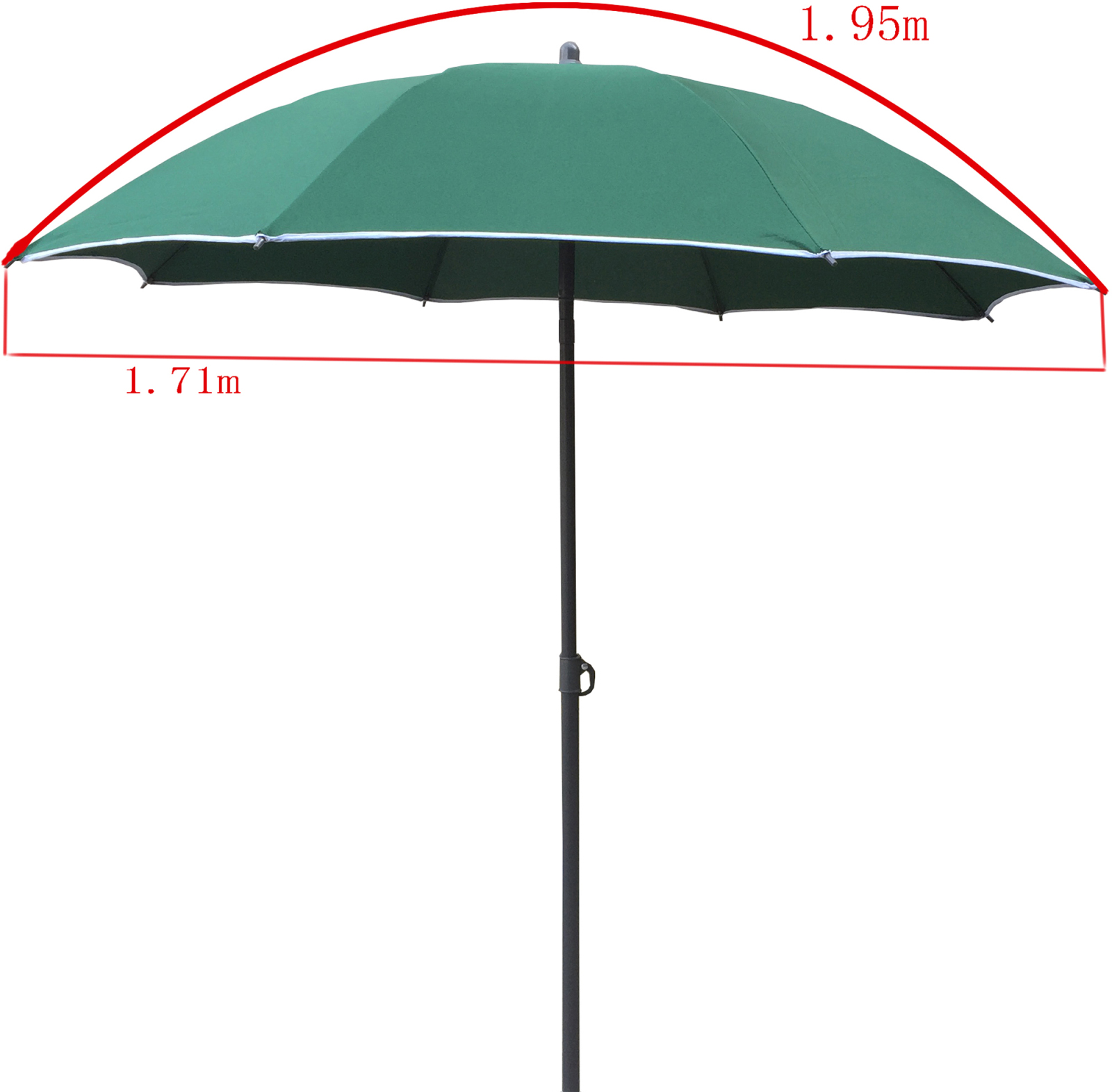 Sonnenschirm - beige - Ø 171 cm