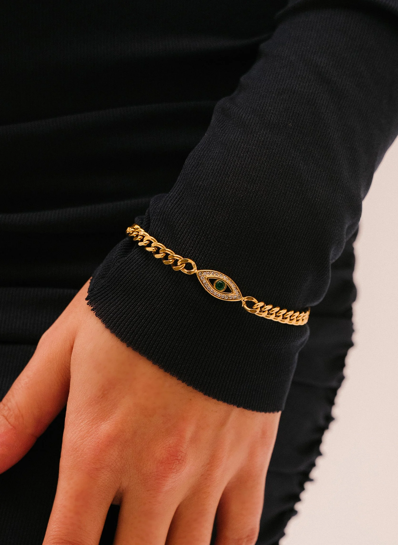 SIMBEL - Bracelet chaîne simbel | Jaune