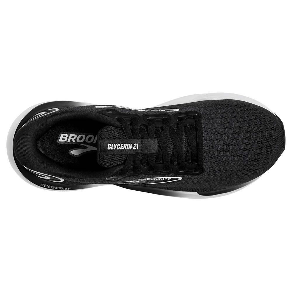 brooks glycerin 21 110419 090 black grey white
