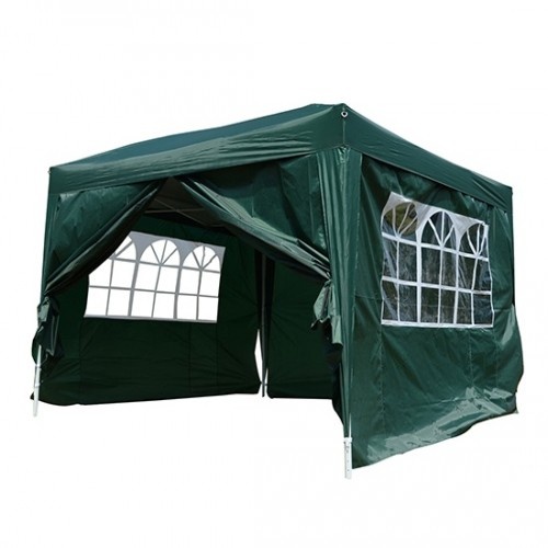 Gazebo portátil para jardim, cor verde.