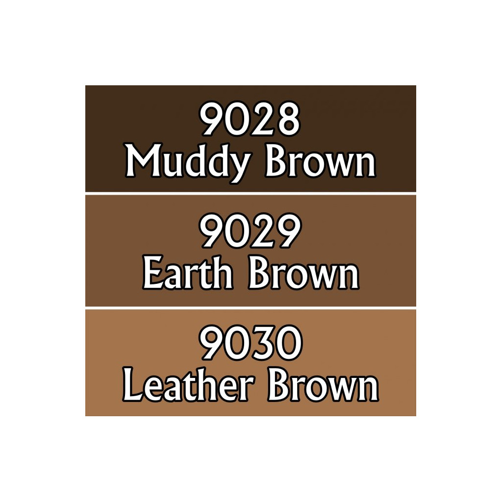 Reaper Master Series Paints Triads: Warm Deep Browns