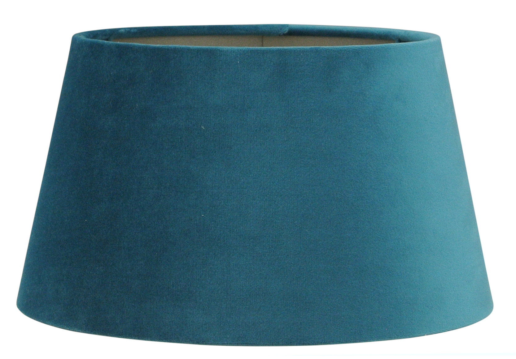 Staande lampenkap Palermo velours lake blue 40x32x22cm