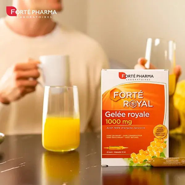 Geleia Real Forté Pharma 1000mg 20 ampolas
