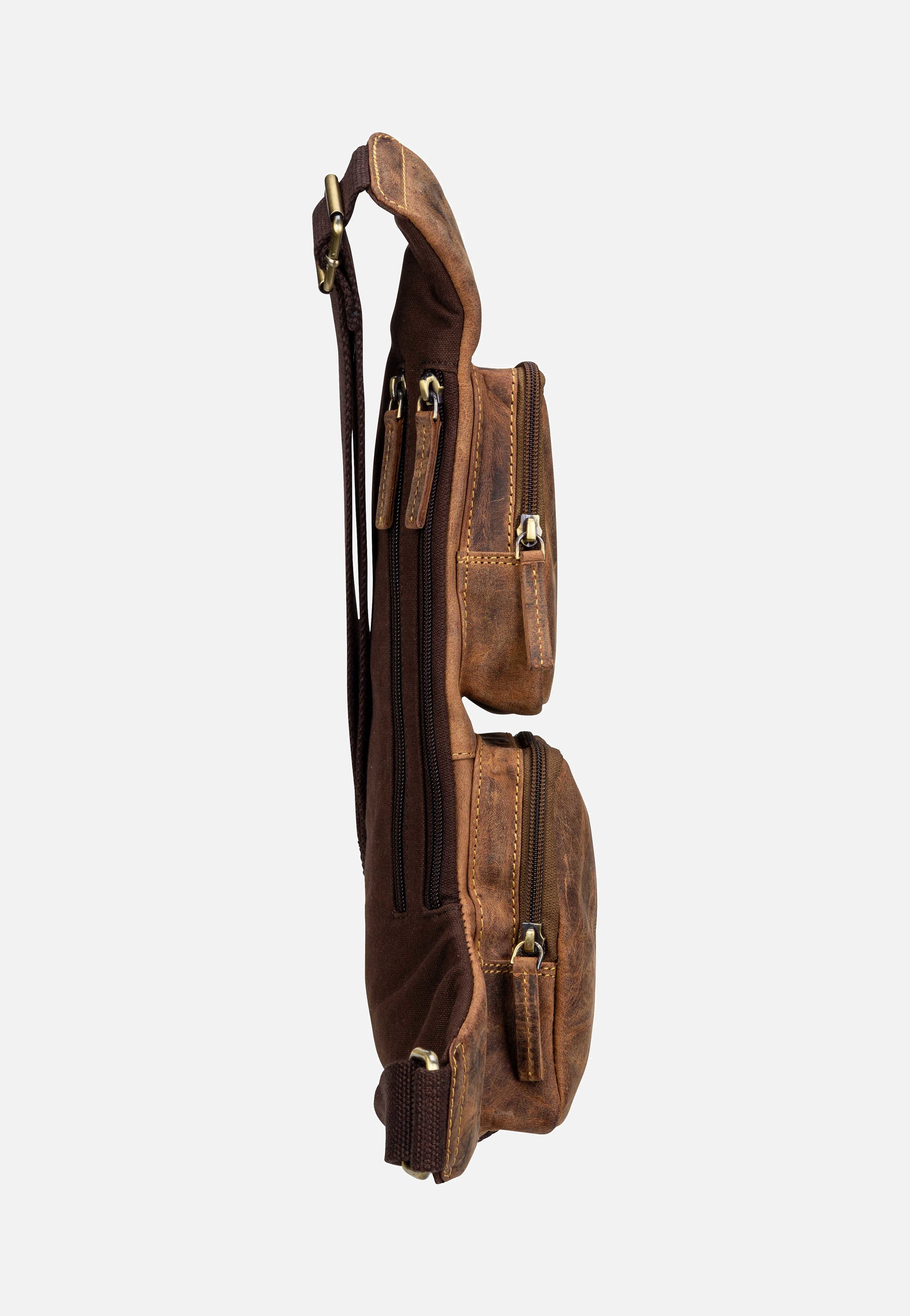 Vintage 1543 Bodybag Sattelbraun - Sling Bag