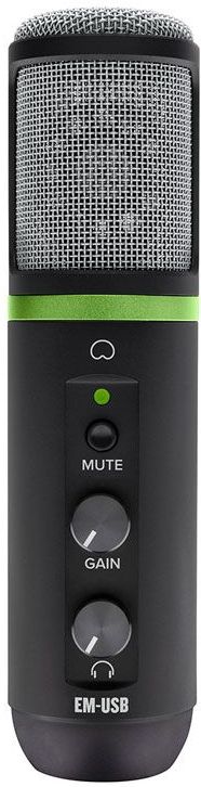 EleMent - EM-USB - Condensatormicrofoon - Zwart - USB-Audio-Interface