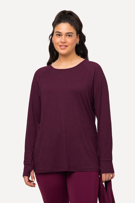 Sweater, Loop, Rundhals, Langarm, extraweich, Daumenloch