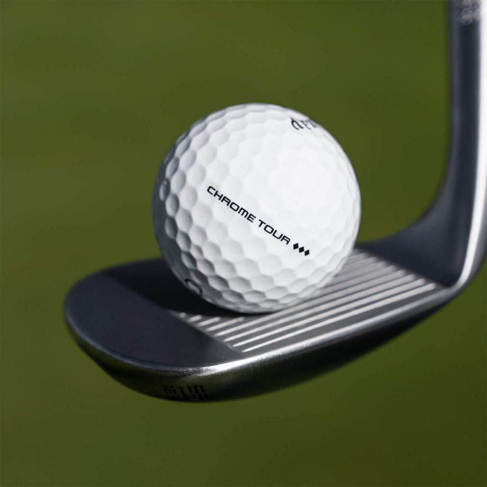Chrome Tour Triple Diamond Golfball Hvit