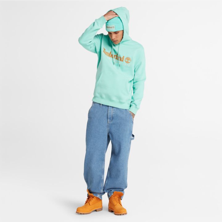 Moletom com capuz Timberland 50º Aniversário na cor verde-azulada