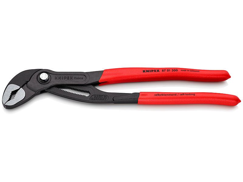 Knipex Wasserpumpenzange Cobra 300 mm Für Rohre und Muttern mit bis zu 27 mm Durchmesser