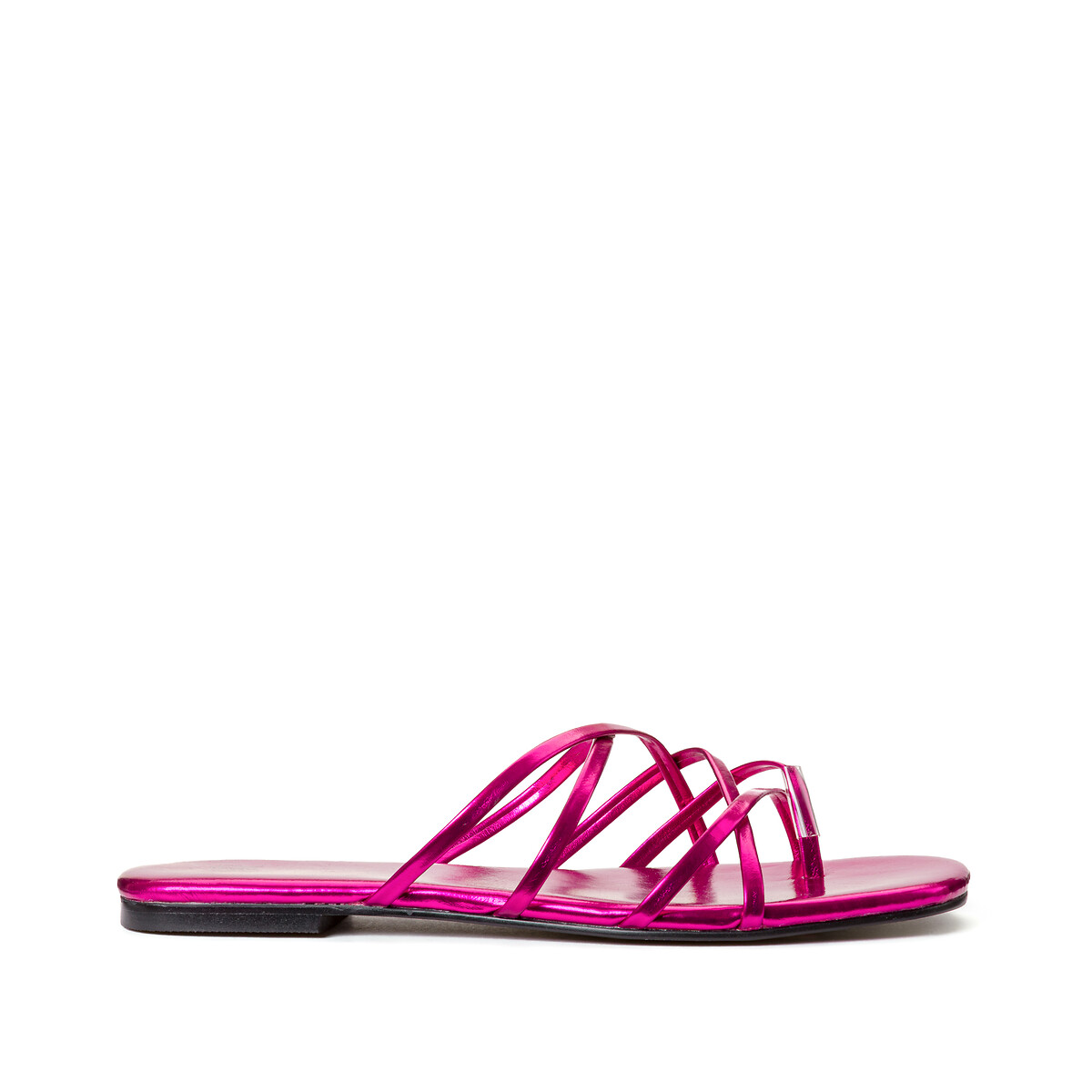 COLEÇÕES LA REDOUTE<br>Mules rasteiras com detalhe no dedo