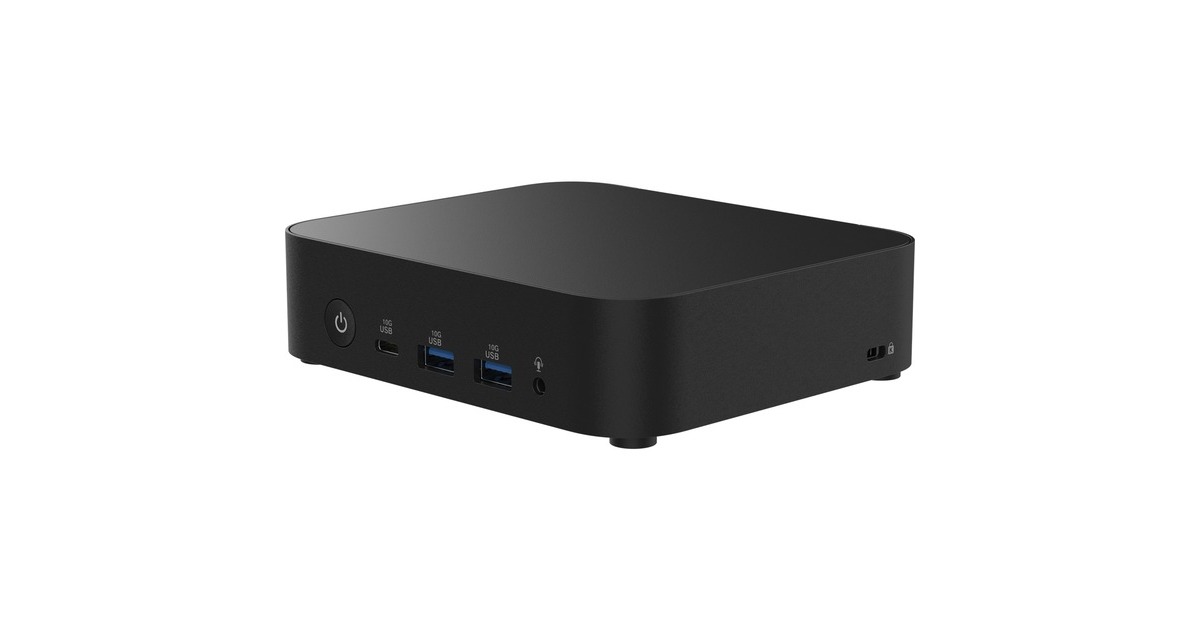 ASUSNUC 14 Essential Slim Kit RNUC14MNK2500002 barebone  (Zwart | zonder besturingssysteem)