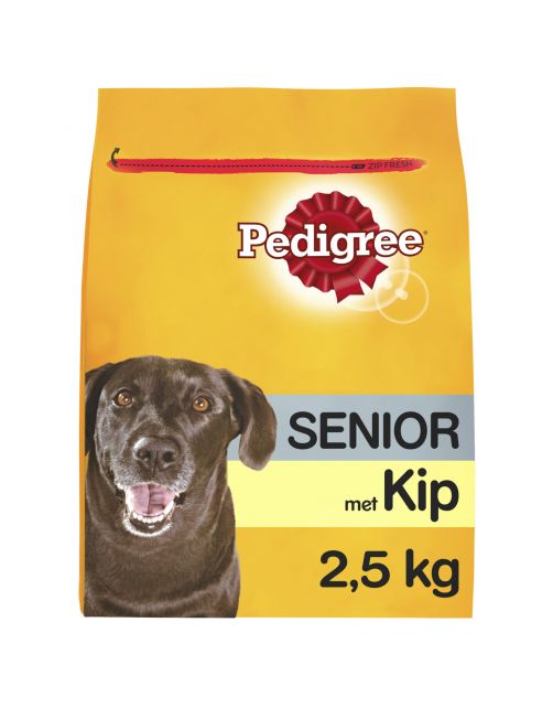 Pedigree Senior 8plus Complete - Hondenvoer - Kip Rijst 2.5 kg
