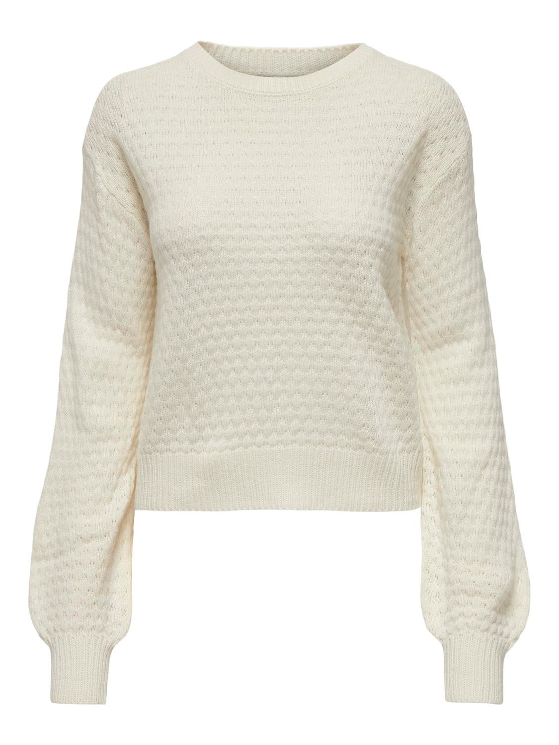 JDYLIANA Strickpullover Eggnog