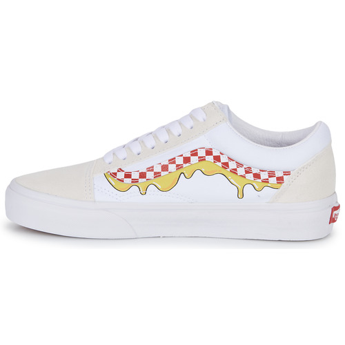 Vans - OLD SKOOL - Blanc / Rouge