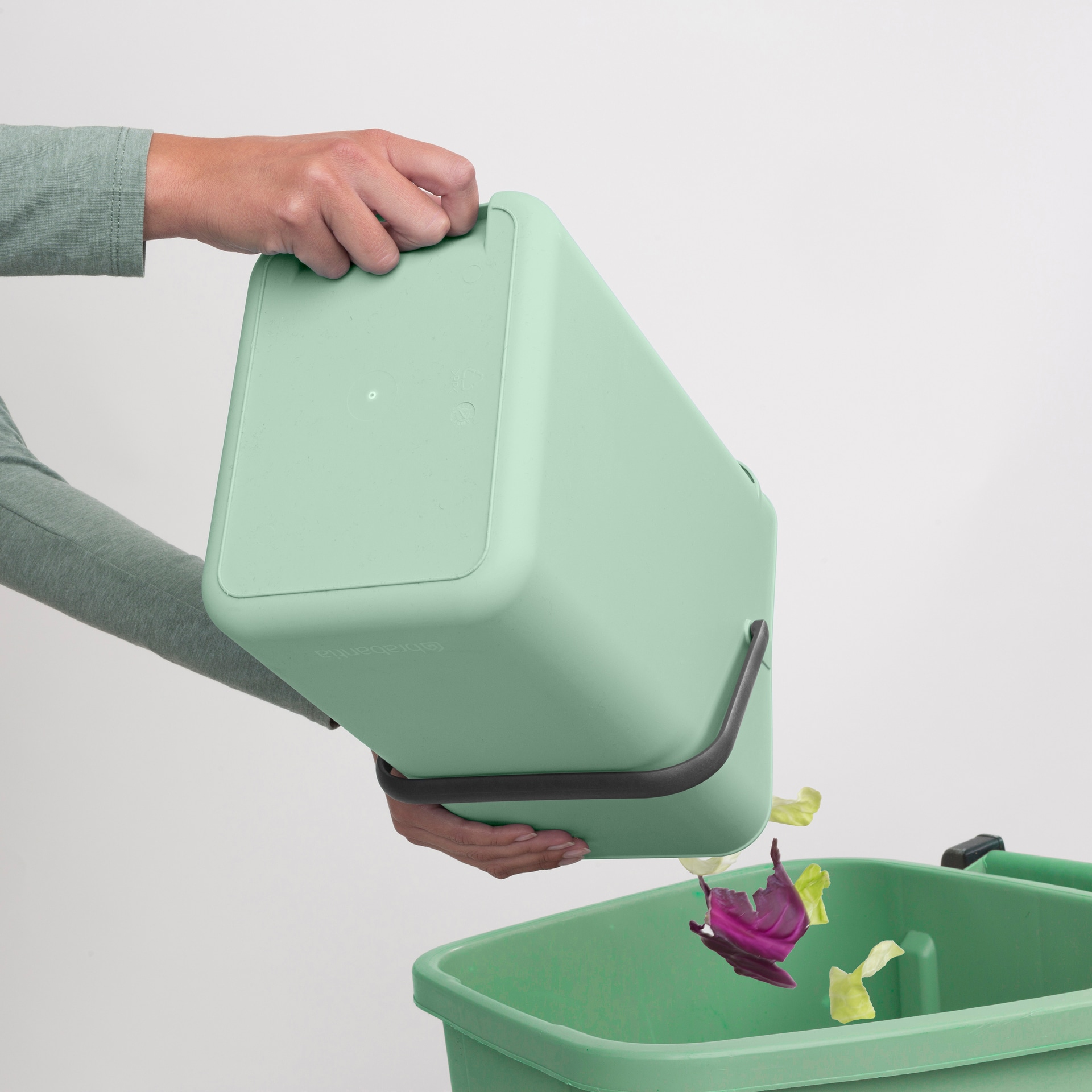 brabantia Abfalleimer SORT & GO 12 Liter Jade Green