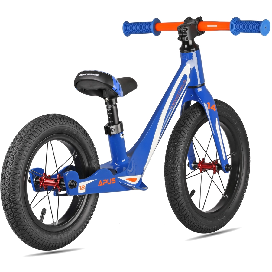 PROMETHEUS BICYCLES® Kinderlaufrad 1412, Blau, Modell APUS