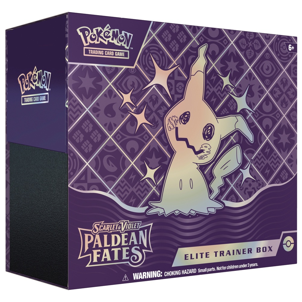 Pokémon-Sammelkartenspiel: Scarlet & Violet Paldean Fates Elite-Trainerbox