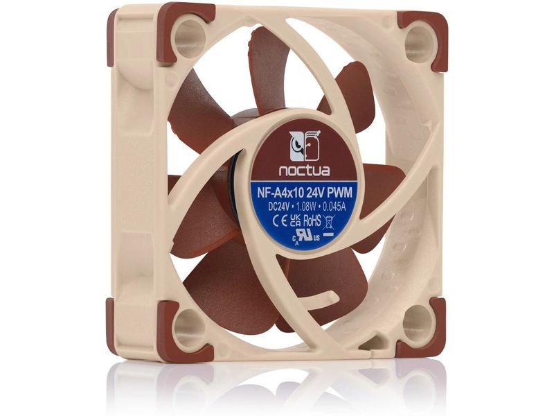 Noctua PC-Lüfter NF-A4x10 24V PWM Hochoptimierter, leiser 40 mm Premium-Lüfter
