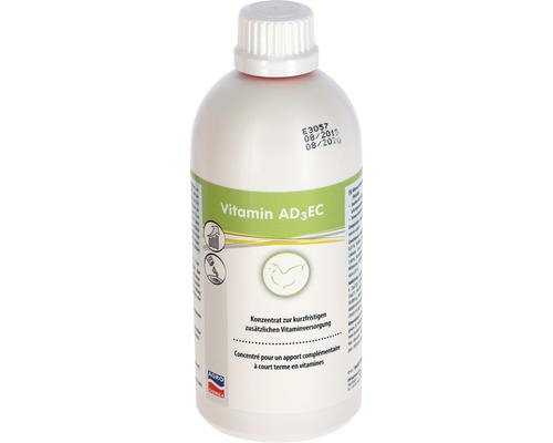 Aanvullend diervoeder, vitamineconcentraat AD3EC 500 ml
