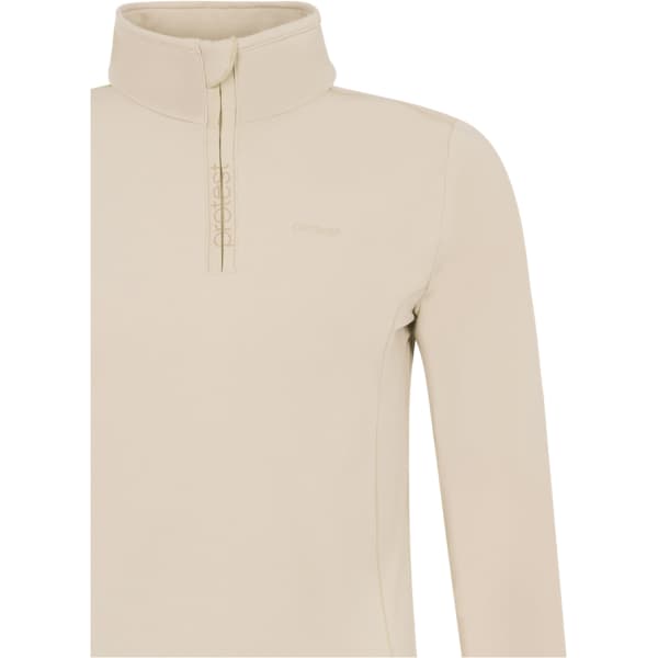 Sweat polaire PROTEST REFABRIZ 1/4 ZIP TOP W BAMBOO BEIGE
