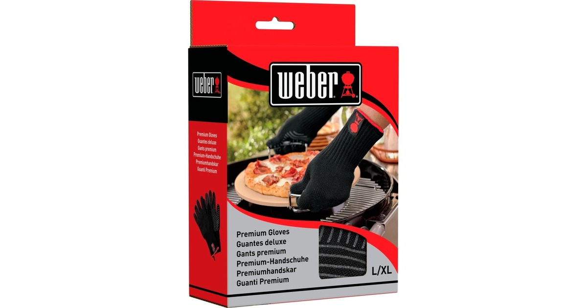 WeberPremium handschoenen  (Zwart, Maat L/XL)