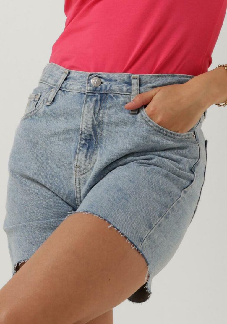 CALVIN KLEIN blauwe calvin klein shorts mom short