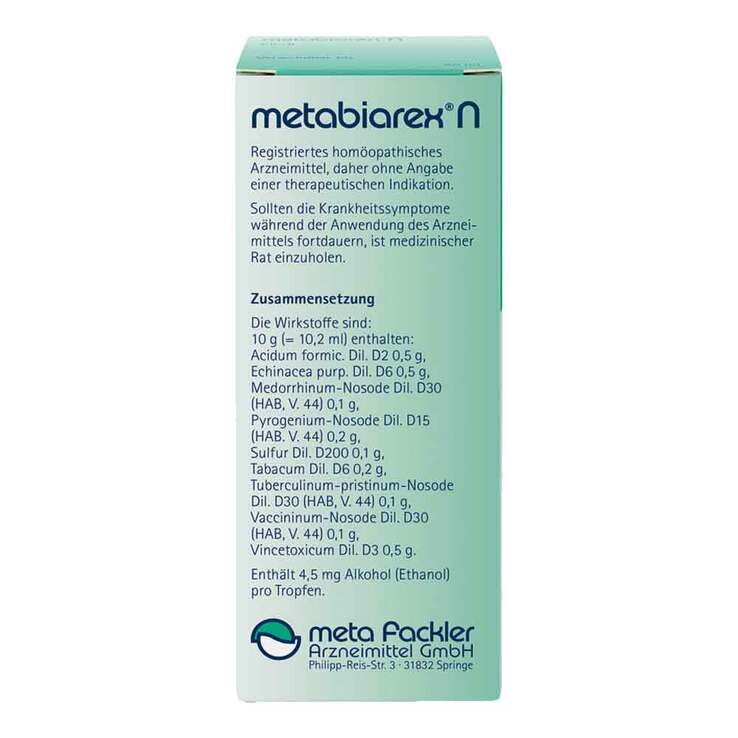 Metabiarex N Tropfen zum Einnehmen, 50 ml
