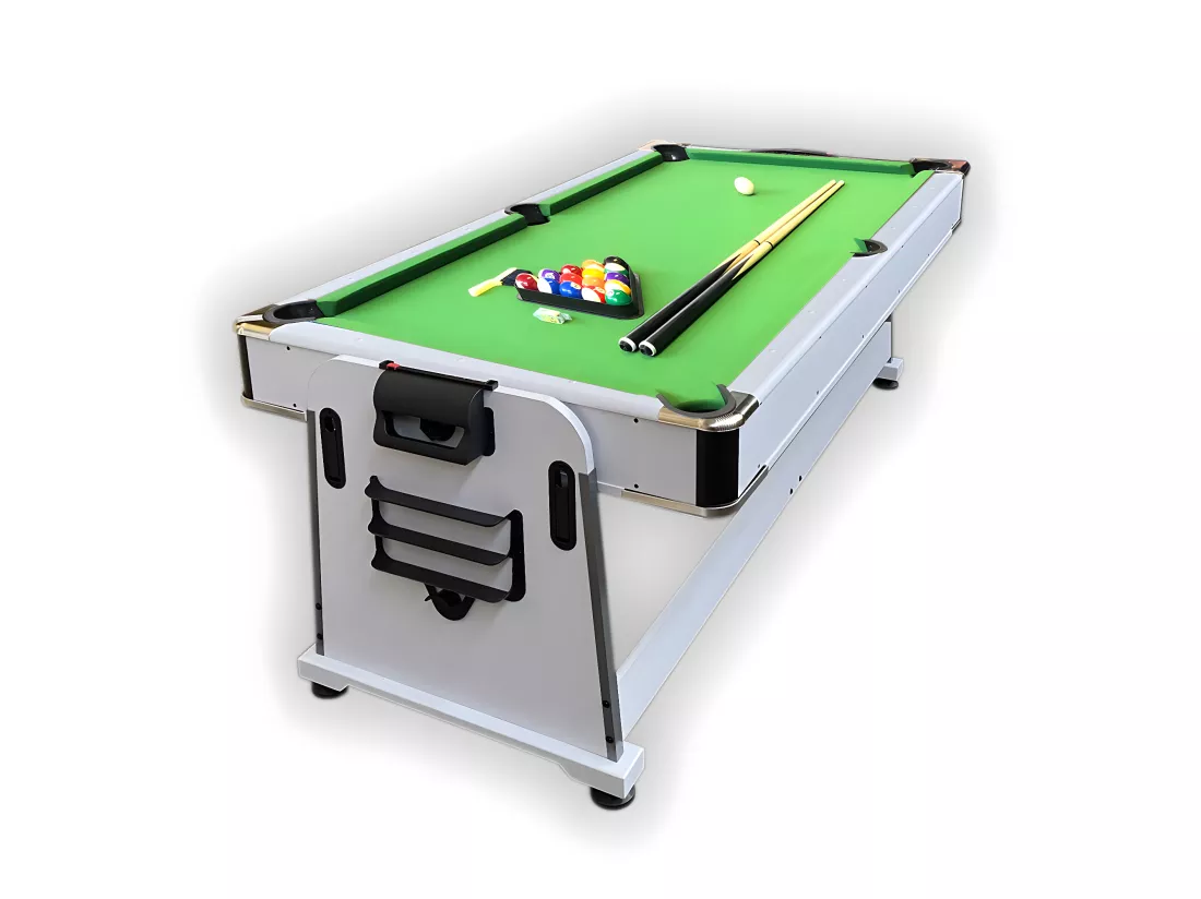 Table de Billard 7 pieds Multi-jeux vert Air Hockey + Table de Tennis – Stark White